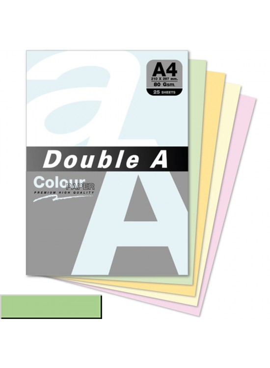 Double A Renkli Kağıt 25 Lİ A4 80 GR Pastel Eski Gül Rengi