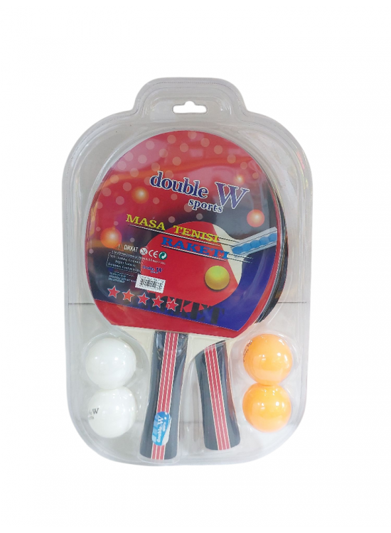 Double W Masa Tenisi Pinpon Raket Seti RKT-38