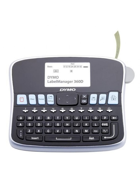 Dymo Kişisel Etiket Makinesi Label Manager 360 D Masa Üstü Şarj Edilebilir S0879470