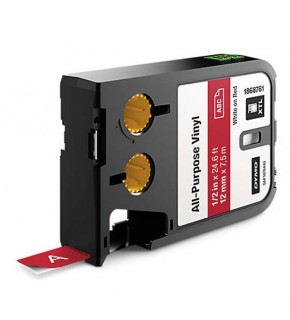 Dymo XTL Çok Amaçlı Vinil 12 MM x 7 M Kırmızı/Beyaz 1868761