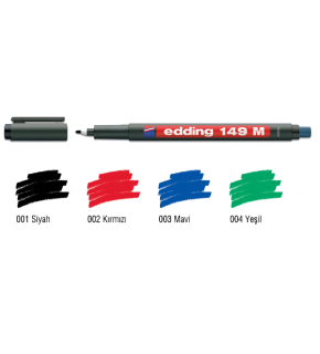 Edding Asetat Kalemi Permanent M Seri 1 MM Yeşil 149M