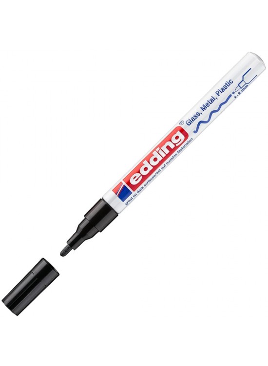 Edding Dekor Boya Yuvarlak Uçlu 1-2 MM Siyah 751CR