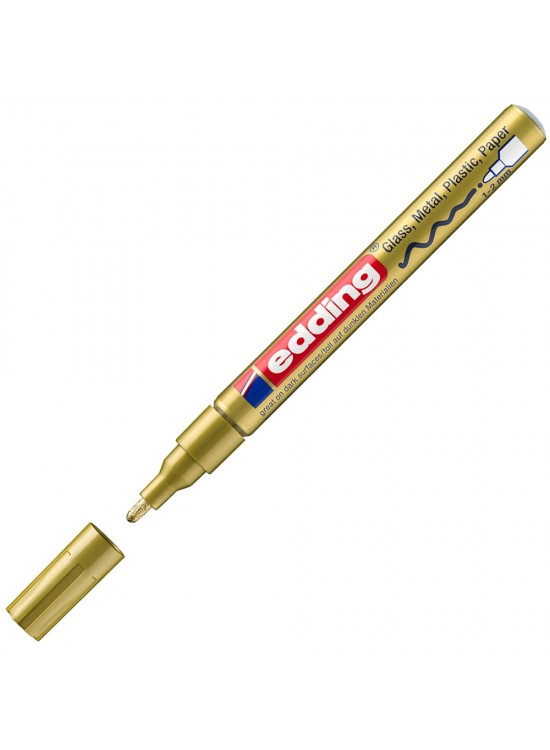 Edding Markör Dekor Boya Yuvarlak Uçlu 1-2 MM Altın 751CR