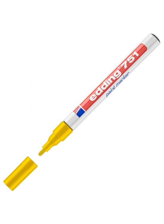 Edding Markör Dekor Boya Yuvarlak Uçlu 1-2 MM Sarı 751