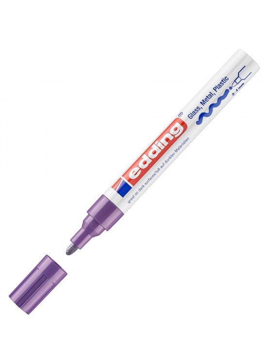Edding Markör Dekor Boya Yuvarlak Uçlu 2-4 MM Mor 750CR
