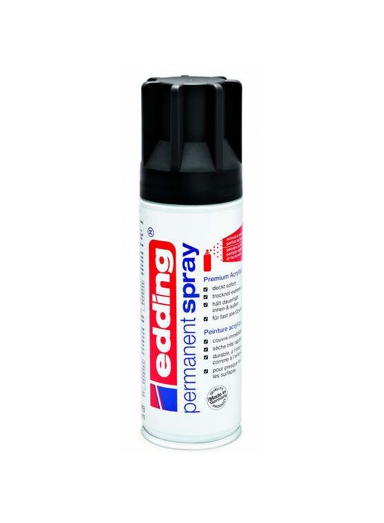 Edding Permanent Akrilik Spray Siyah Mat 901