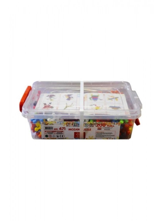 Efe Toys 471 200 Parça Mozaik Puzzle Orta
