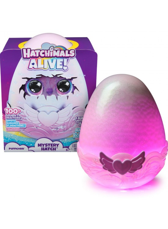 Egg Hatchimals Alive Secret Hatch Pufficorn SPM-6069132
