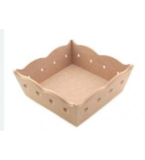Ekmeklik Delik Kenarlı 22x22cm