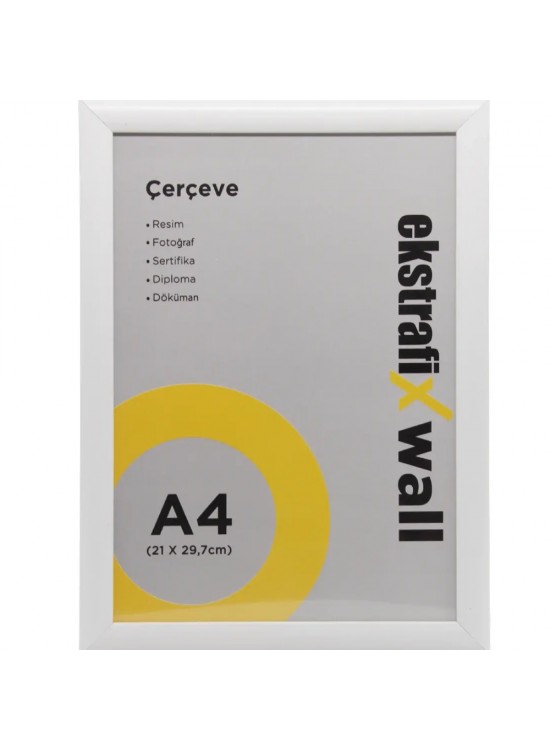 Ekstrafix Çerçeve A4 22 Lik Beyaz Fix-çb04