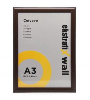 Ekstrafix Çerçeve A4 22 Lik Gümüş Fix-çg02