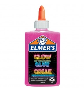 Elmers Karanlıkta Parlayan Yapıştırıcı 147 ML Pembe 2162079
