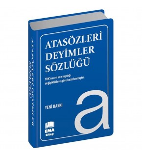 Ema Atasözleri-Deyimler Sözlüğü (biala Kapak) /Ema