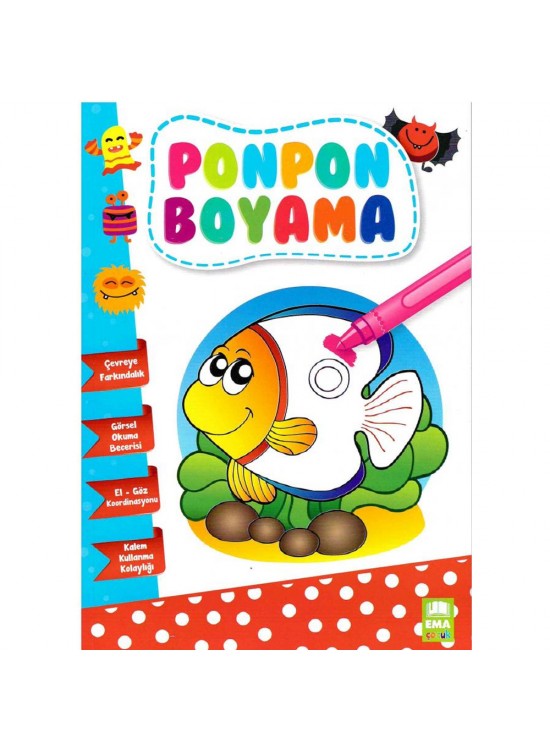 Ema Ponpon Boyama 4 Kitap