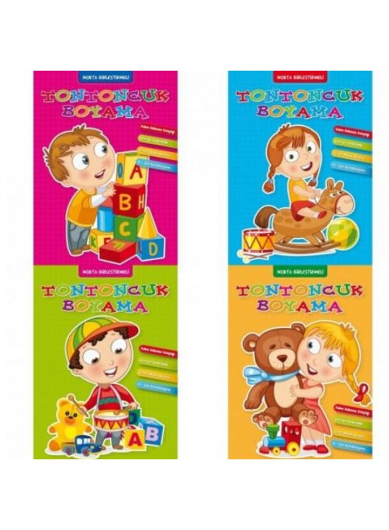 Ema Tontoncuk Boyama 4 Kitap
