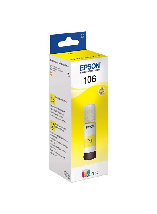 Epson 106 Yellow Sarı Şişe Mürekkep T00R440 L7160-7180
