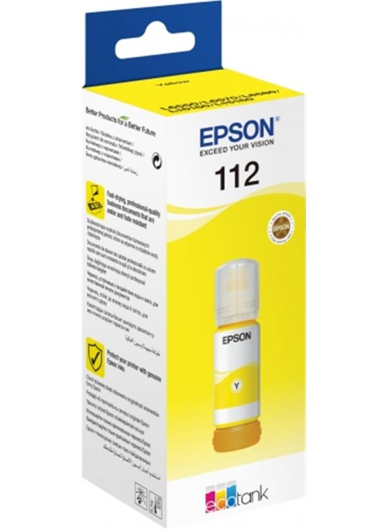 Epson T06C44 (112) Yellow Sarı Şişe Mürekkep C13T06C44A