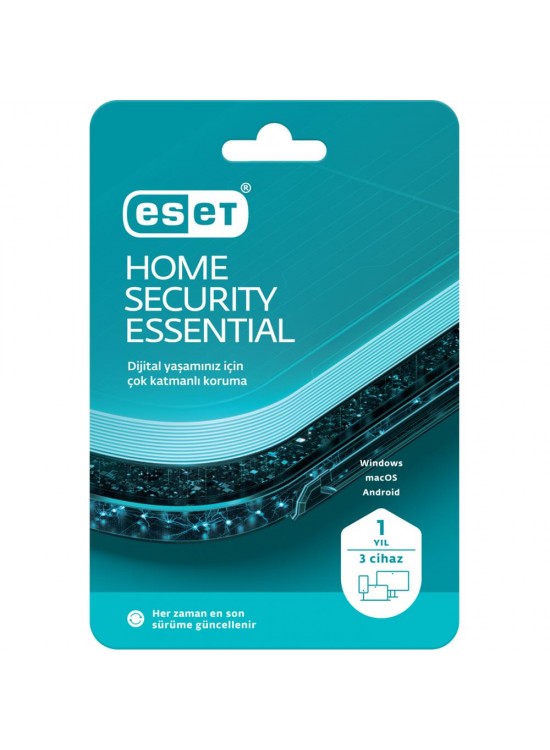 Eset Home Securıty Premıum 3 Kullanıcı 1 Yıl Box Kutu
