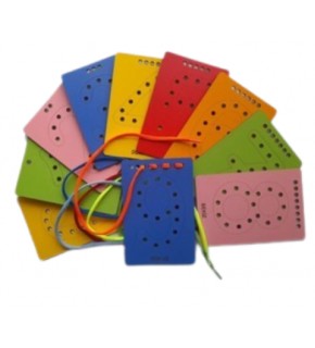 Esmay Ahşap İp Geçirme Etkinlik Rakam 10X15 10 lu