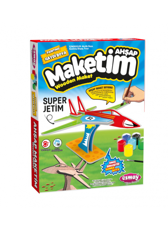 Ahşap Maket Boyama Süper Jetim 3069