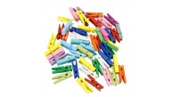 Esmay Ahşap Mandal Renkli 4.5Cm 15 Li