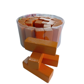 Ahşap Oyun Blokları 2cmx6,5cm 30 Parça