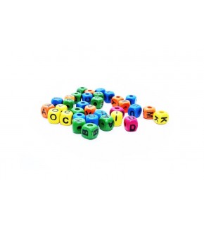 Harf Zar Renkli 10mm Kare Kutu