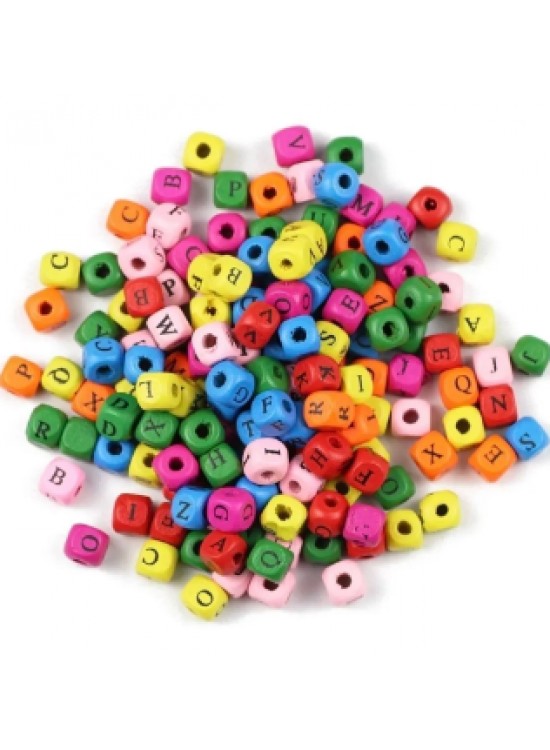 Harf Zar Renkli 7mm Kare Kutu