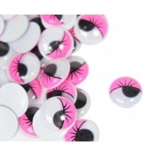 Oynar Göz Kirpikli 12Mm 4000Li Pembe