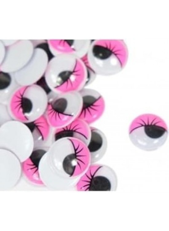 Oynar Göz Kirpikli 12Mm 4000Li Pembe