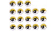 Esmay Renkli Oynar Göz Kirpikli 15Mm -2000- Sarı