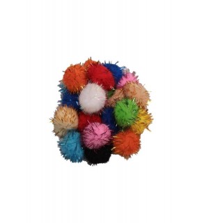 Esmay Simli Ponpon 3Cm Askılı 12 Li