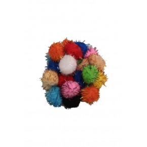 Esmay Simli Ponpon 3Cm Askılı 12 Li
