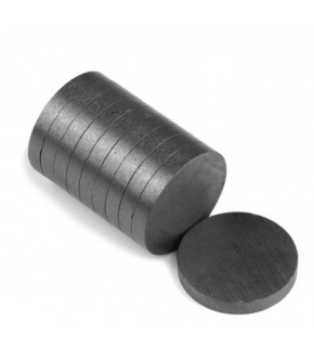 Esmay Siyah Mıknatıs Orta 20X3  (1 Adet)