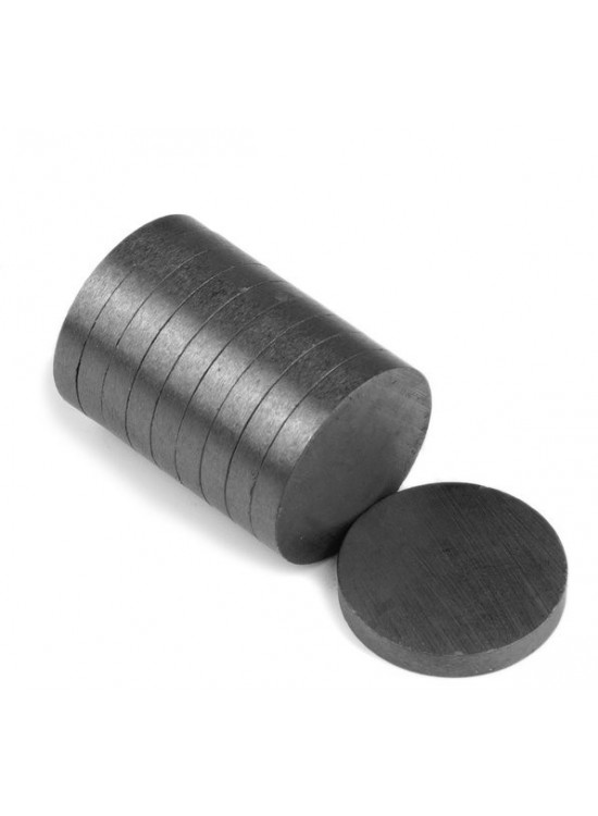 Esmay Siyah Mıknatıs Orta 20X3  (1 Adet)
