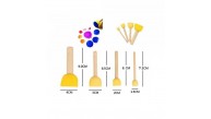Sünger Ponpon Fırça 4 Lü Set 23788