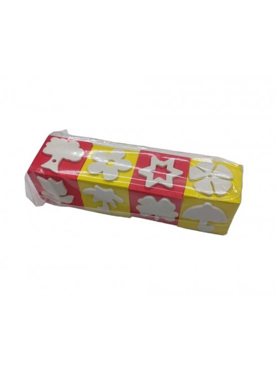 Eva Küp Baskı 4 Lü 5X5X5