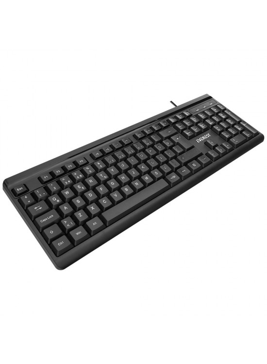 Everest KB-741Q  Siyah-Gri USB 2 Metre Bakır Kablolu Usb Q Klavye