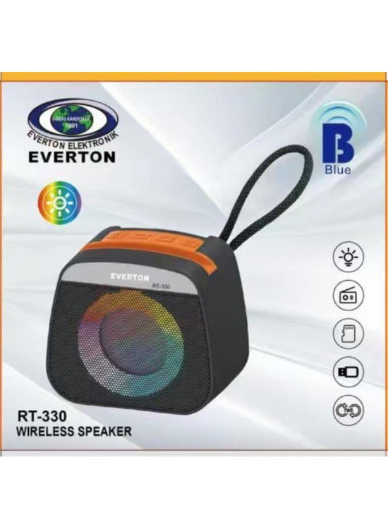 Everton Rt-330 Bluetooth Usb-Tf-Aux Şarjlı Ses Bombası RGB
