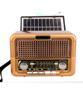 Everton Rt-651 (Solar Güneş Panelli)-Usb-Tf-Am-Fm-Sw-Blue-Connect-Tws-Usb Şarj Nostaljik Radyo