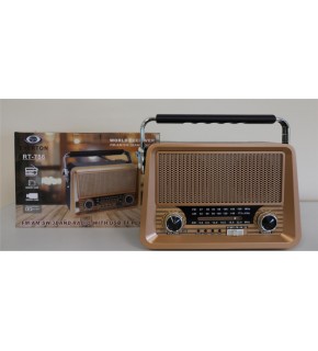 Everton Rt-756  Bluetooth Fm-Usb-Tf-Aux Şarjlı Nostaljik Radyo