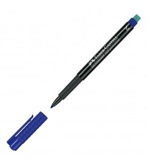 Faber-Castell Asetat Kalemi Permanent M Seri Mavi 15 25 51 (1 Adet)