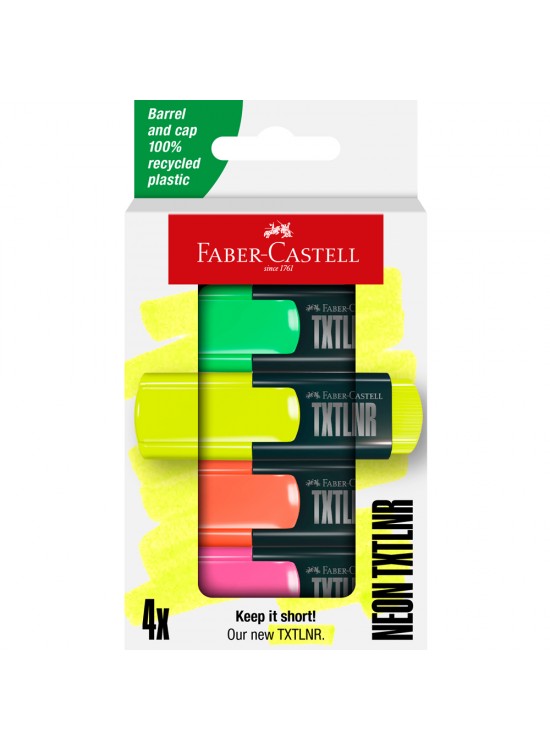 Faber-Castell Fosforlu Kalem Mini Textliner 4x 5030 154204