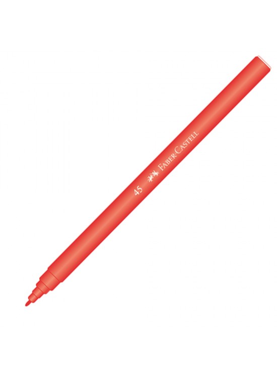 Faber-Castell Keçeli Kalem Kırmızı 5061 155003 (1 Adet)