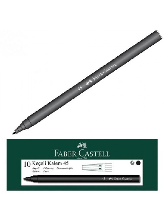 Faber-Castell Keçeli Kalem Siyah 5061 155002 (1 Adet)