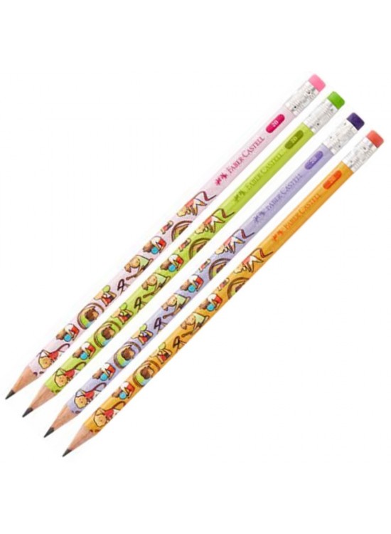 Faber-Castell Kurşun Kalem Silgili Jimnastik 2B (1 Adet)