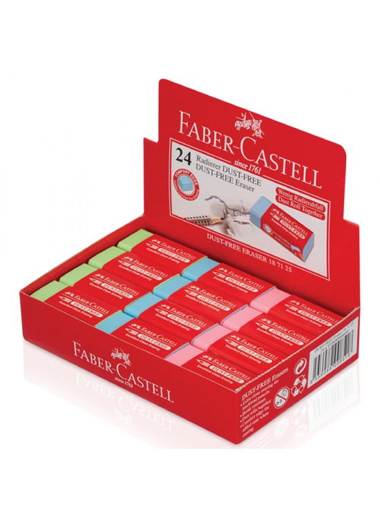 Faber-Castell Öğrenci Silgisi Dust Free Renkli 18 71 25 (1 Adet)