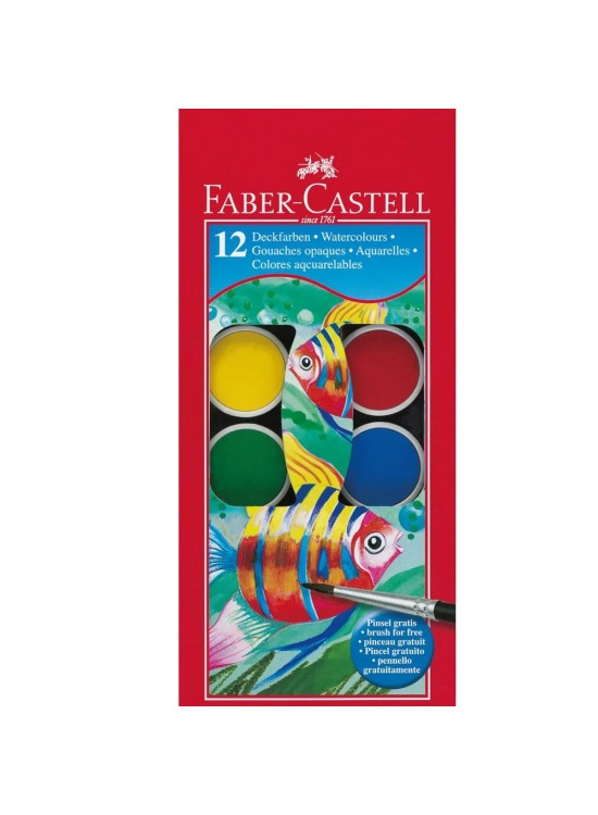Faber-Castell Sulu Boya Küçük Boy 12 Renk 5292125011