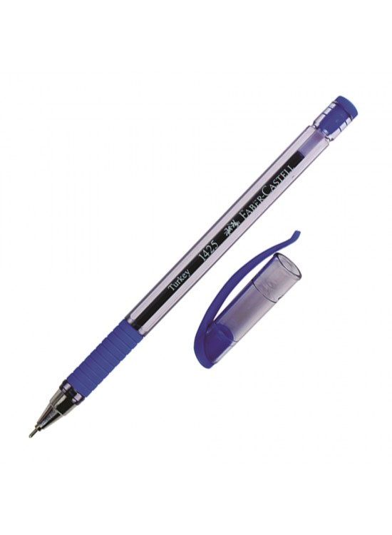 Faber-Castell Tükenmez Kalem İğne Uç Mavi 1425 1100.90969 (1 Adet)