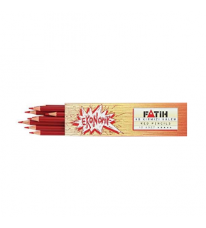 Fatih Kopya Kalemi HB Ekonomik Kırmızı 25010 (1 Adet)